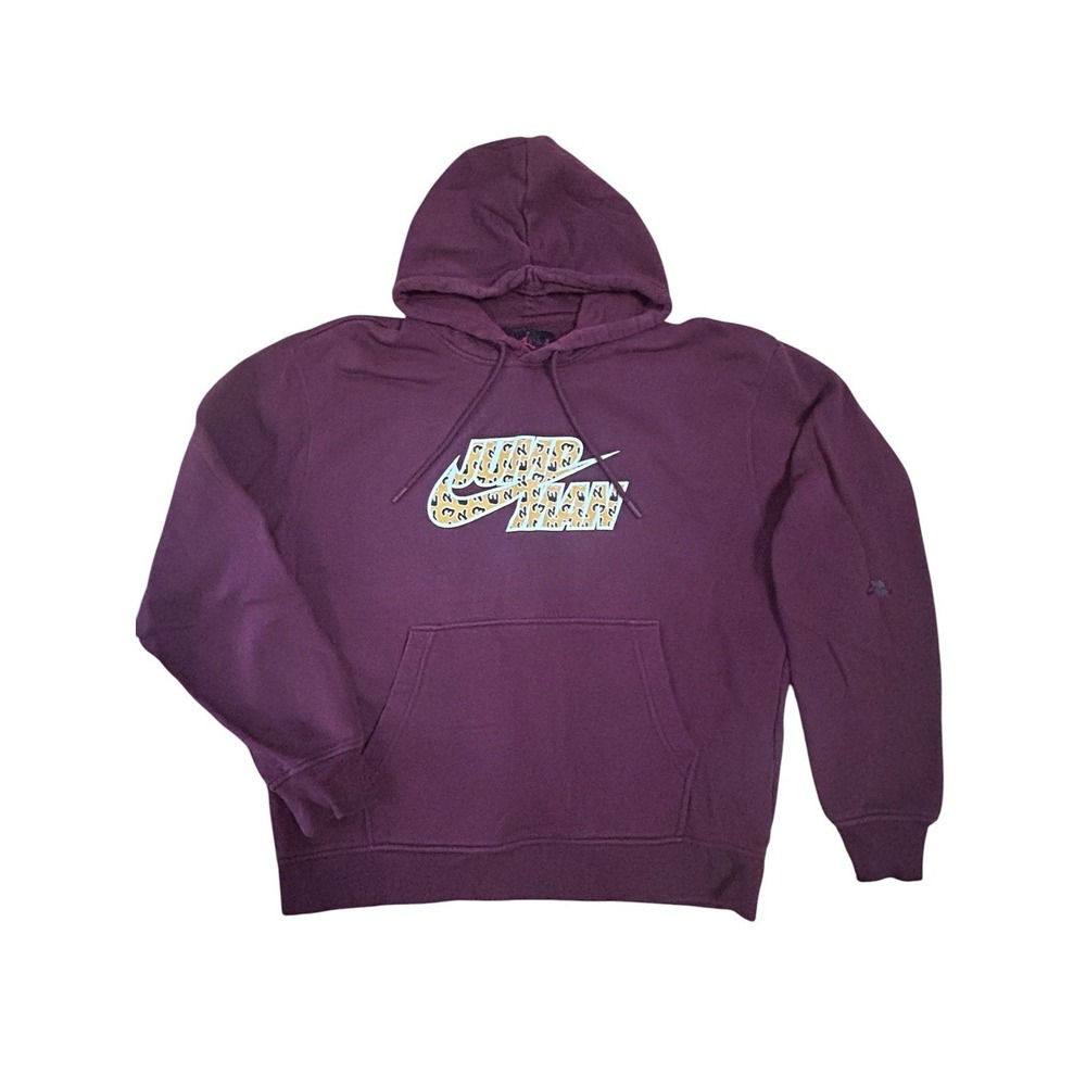 Men's Nike Air Jordan Jumpman Cheetah Leopard Print Logo Hoodie Sweatshirt Sz M
